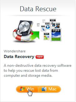 Data rescue Wondershare